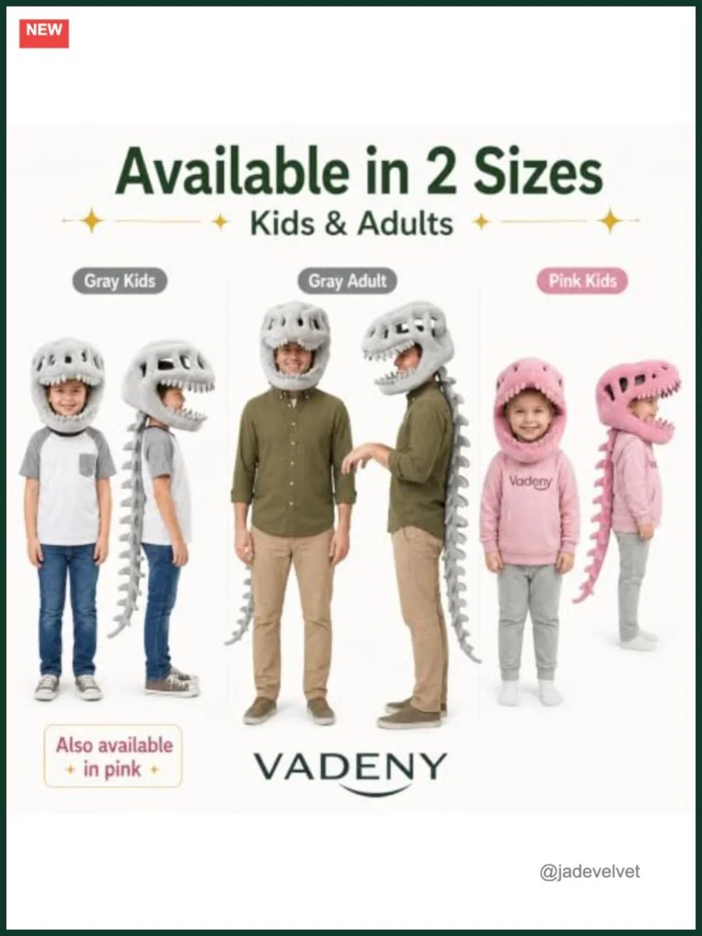 Kids Dinosaur Skeleton Costume Plush Wearable Dino Bone Outfit with Head Spine